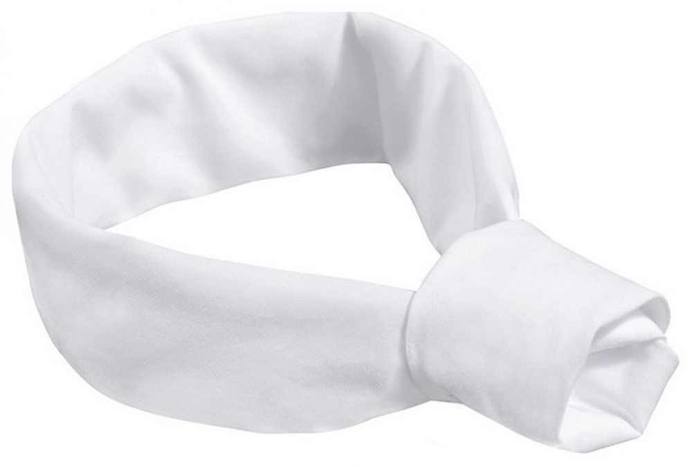 Hals/Dreieckstuch weiß 100%BW