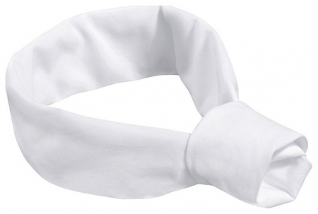 Hals/Dreieckstuch weiß 100%BW