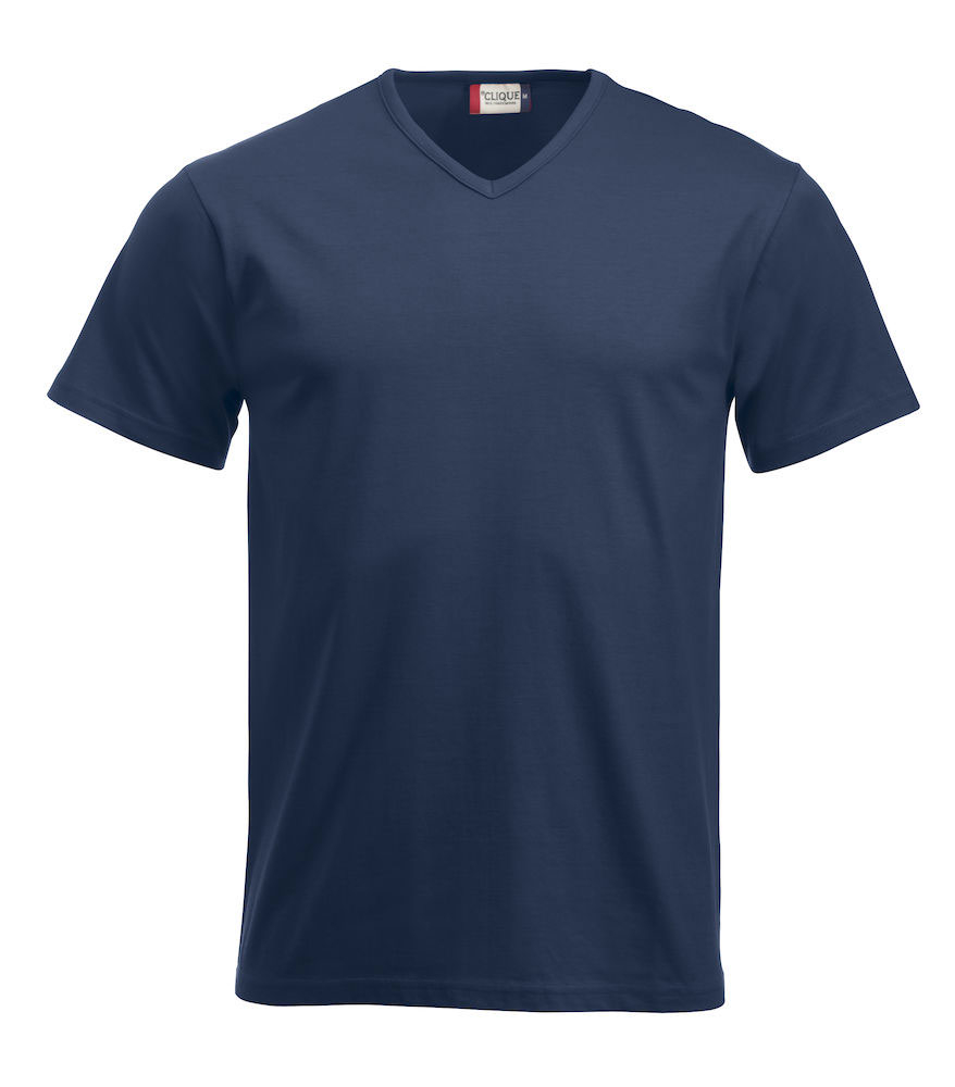 Basic-T V-Neck T-Shirt von Clique
