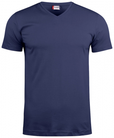 Basic-T V-Neck T-Shirt von Clique