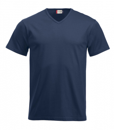 Basic-T V-Neck T-Shirt von Clique