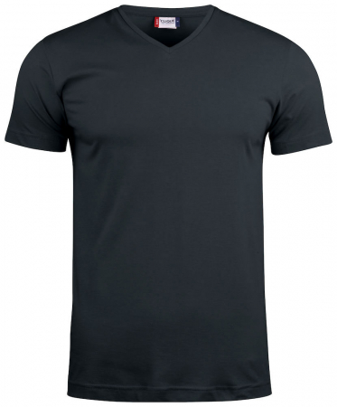 Basic-T V-Neck T-Shirt von Clique