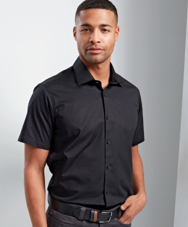Herren Hemd kurzarm stretch PR246