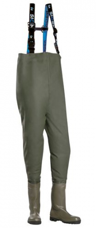 Wathose mit Sicherheitsstiefel S5