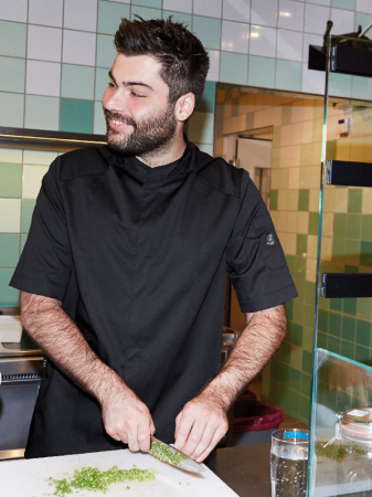 Kochjacke KA Druckknopfleiste 5573 v. Greiff