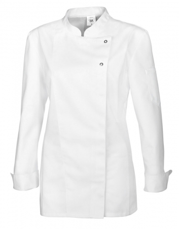 Damen-Kochjacke 1544 LA weiß AUSLAUF