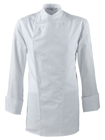 Kochjacke Unisex Satinstreif 5544 von Greiff